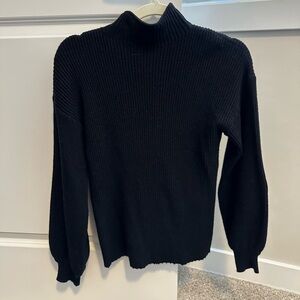Workhall Turtle Neck Sweater | Black